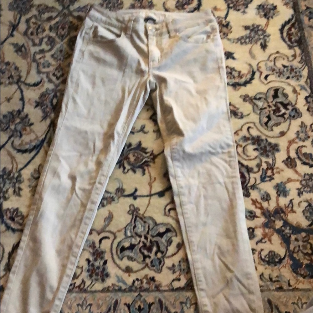 Tan jeans